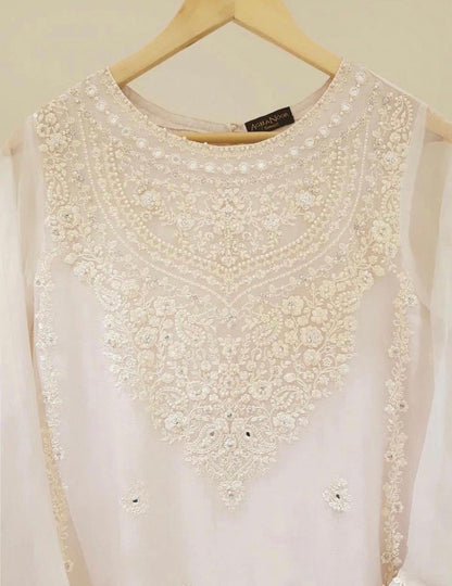 Elegance Redefined: Aghanoor 3-Piece Pure Chiffon Ensemble