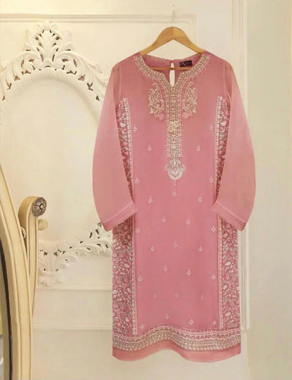Exquisite Elegance: Aghanoor Pure Chiffon 3-Piece Ensemble