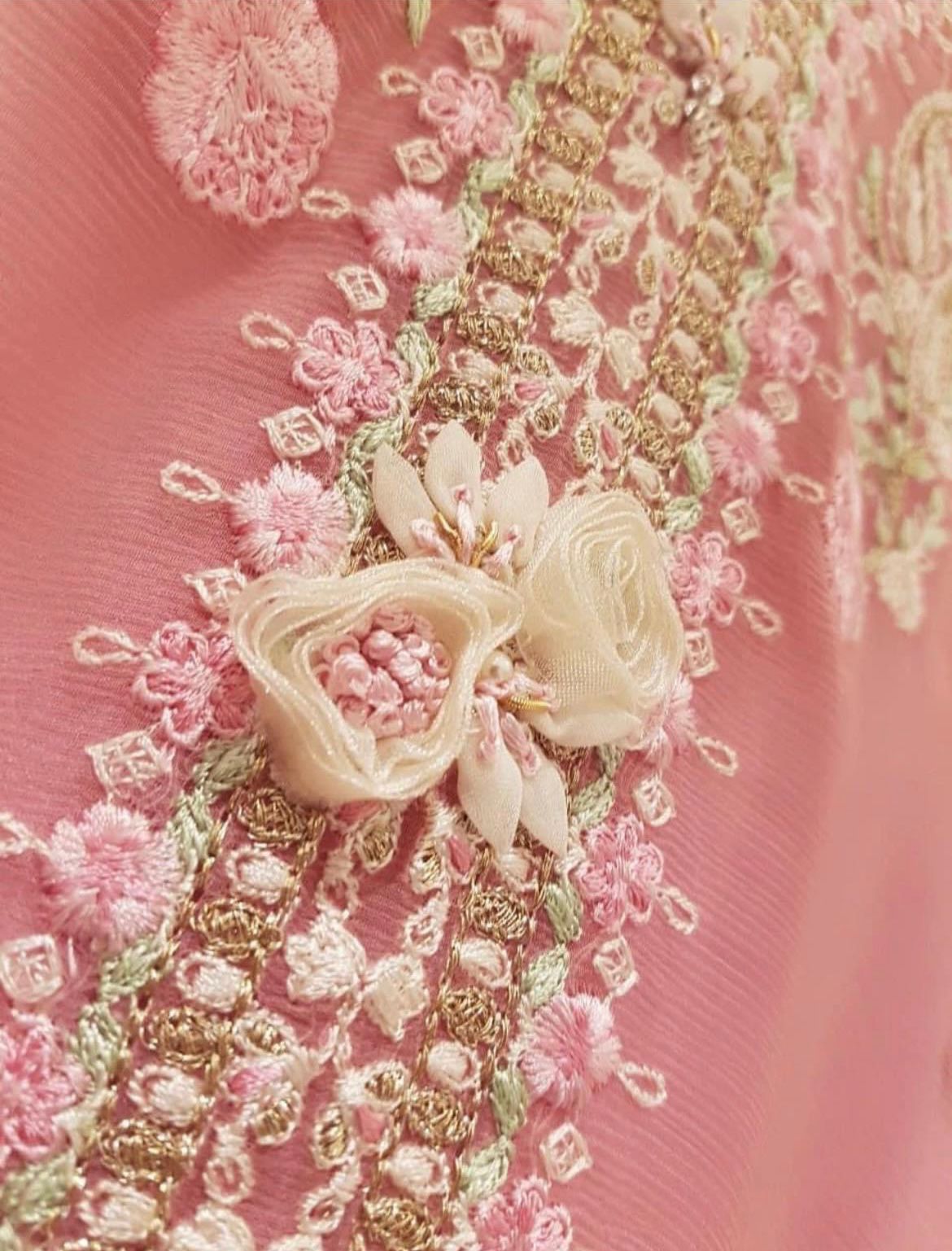 Exquisite Elegance: Aghanoor Pure Chiffon 3-Piece Ensemble