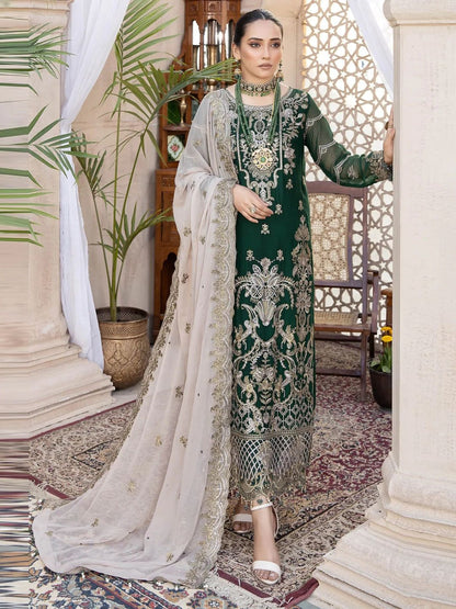 Freesia Majestic Embroidered Chiffon Salwar Kameez