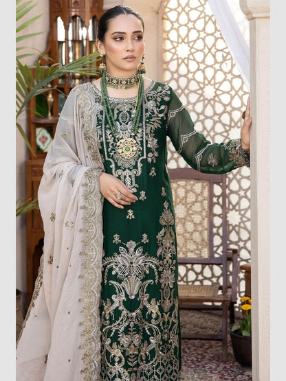 Freesia Majestic Embroidered Chiffon Salwar Kameez