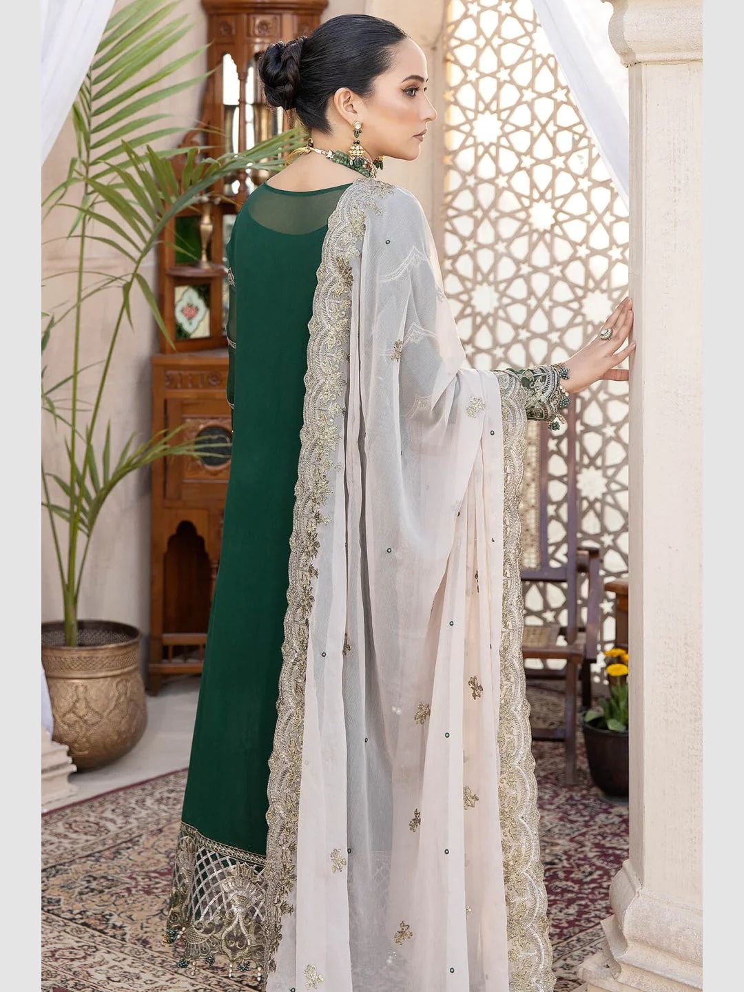 Freesia Majestic Embroidered Chiffon Salwar Kameez