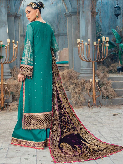 Anayah Designer Embroidered Velvet Salwar Kameez